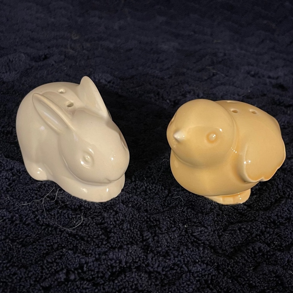 Vintage Bunny and Chick Hallmark Salt and Pepper Shakers